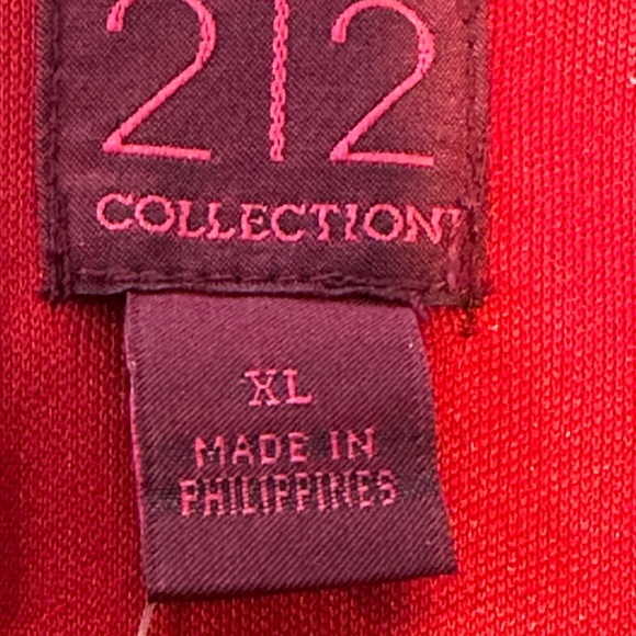 212 Collection NWT Red Sleeveless Dress full skirt size XL - Picture 3 of 6